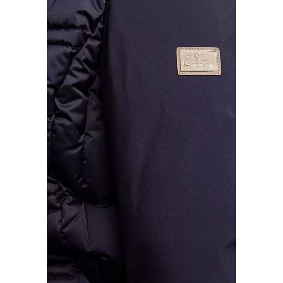 Yes Zee Long Sleeve Padded Jacket Women Blue Jackets & Coats - Picture 6 of 6